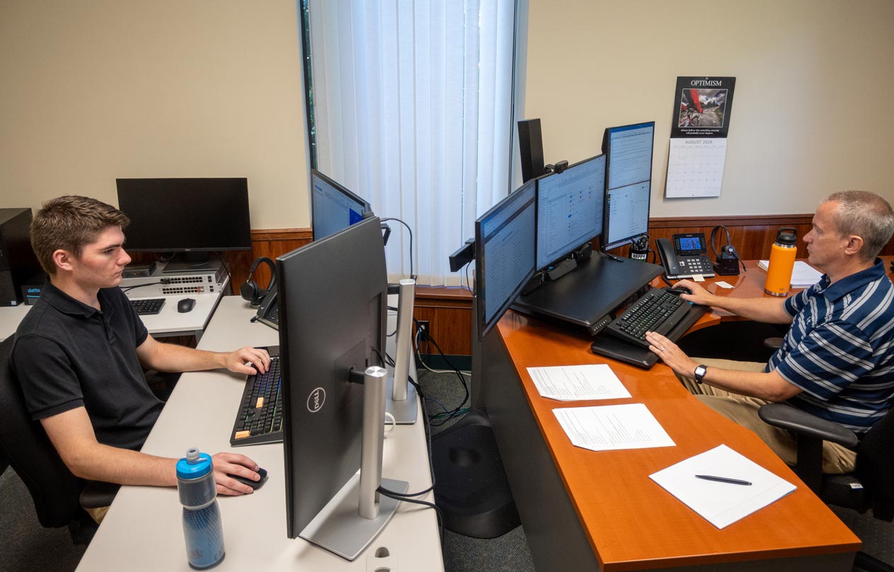 technician-stations technicians in office